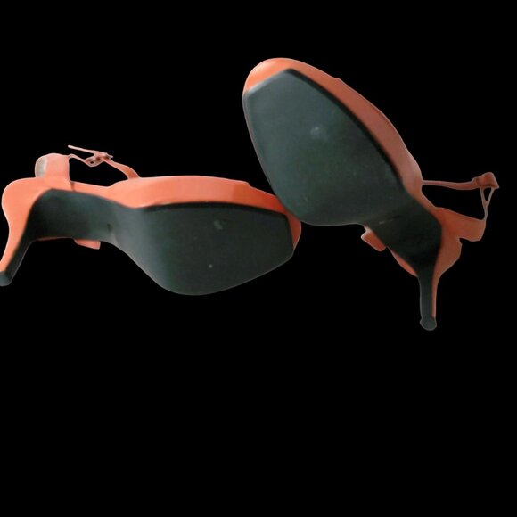 Anne Michelle Open Toe Slingback Stiletto Heel, Size 9 Strappy Platform Heel - Picture 6 of 11